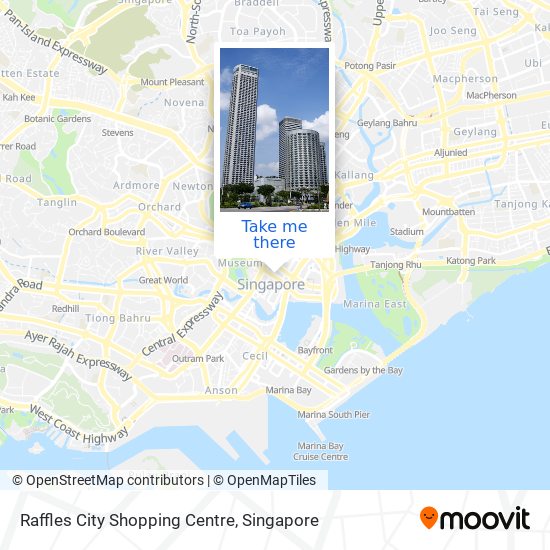 Raffles City Shopping Centre map