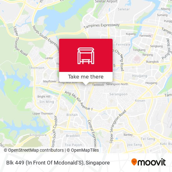 Blk 449 (In Front Of Mcdonald'S) map