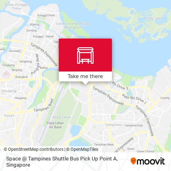 Space @ Tampines Shuttle Bus Pick Up Point A map