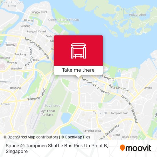 Space @ Tampines Shuttle Bus Pick Up Point B map