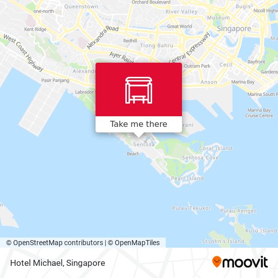 Hotel Michael map