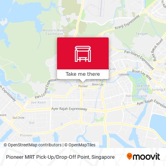 Pioneer MRT Pick-Up / Drop-Off Point map