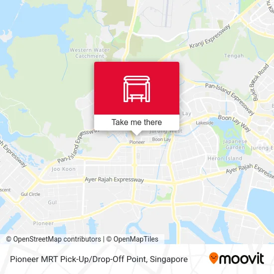 Pioneer MRT Pick-Up / Drop-Off Point地图