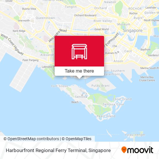 Harbourfront Regional Ferry Terminal map