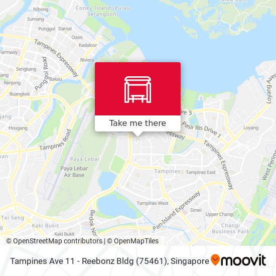 Tampines Ave 11 - Reebonz Bldg (75461)地图