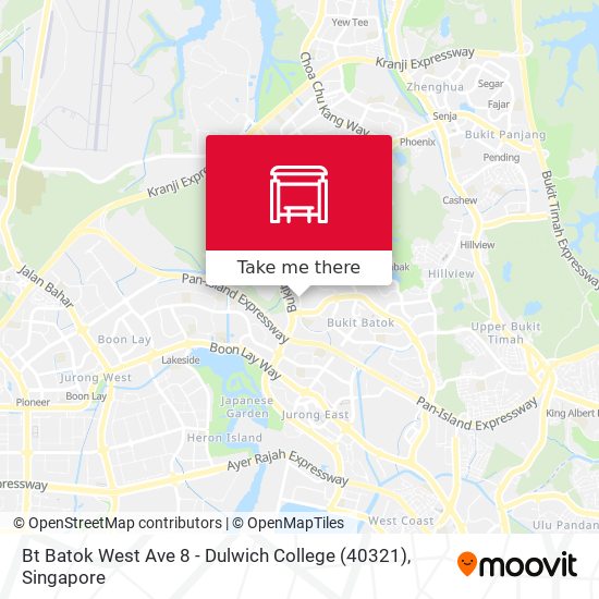 Bt Batok West Ave 8 - Dulwich College (40321) map