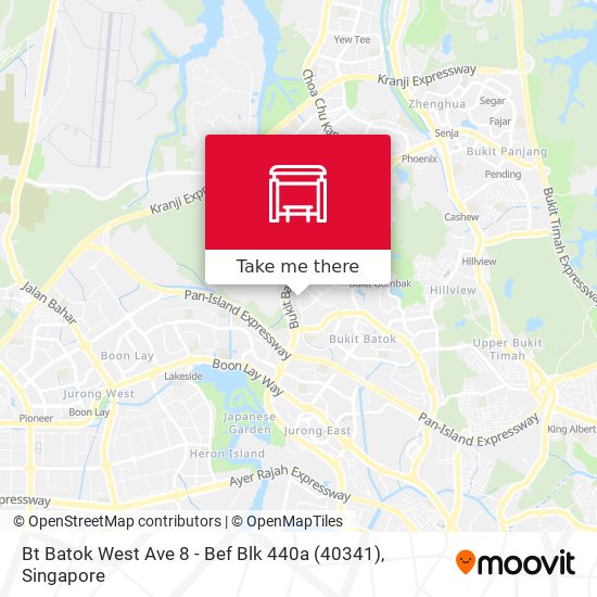 Bt Batok West Ave 8 - Bef Blk 440a (40341) map
