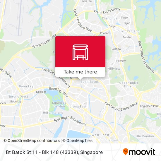 Bt Batok St 11 - Blk 148 (43339) map