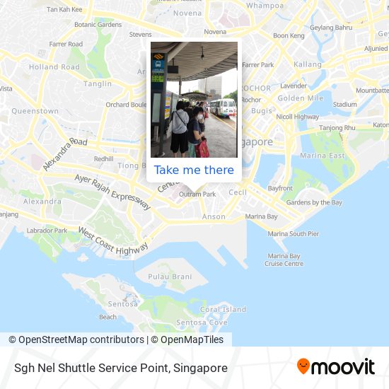 Sgh Nel Shuttle Service Point map