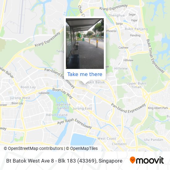 Bt Batok West Ave 8 - Blk 183 (43369) map