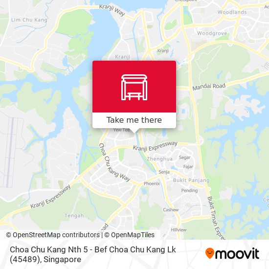 Choa Chu Kang Nth 5 - Bef Choa Chu Kang Lk (45489) map