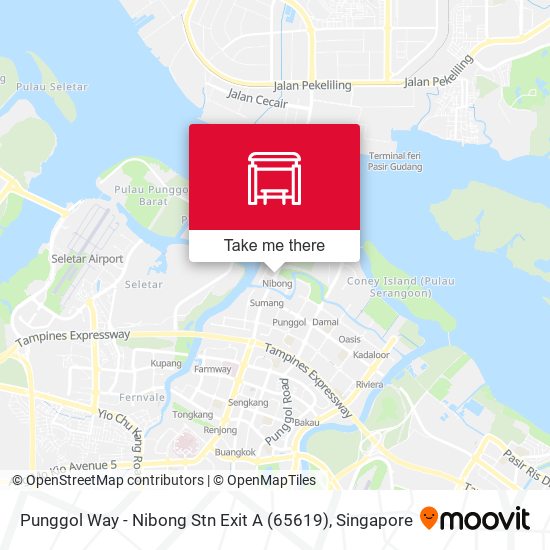 Punggol Way - Nibong Stn Exit A (65619)地图