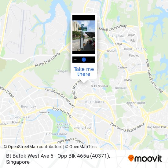 Bt Batok West Ave 5 - Opp Blk 465a (40371) map
