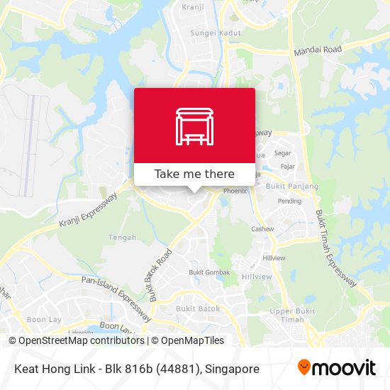 Keat Hong Link - Blk 816b (44881) map