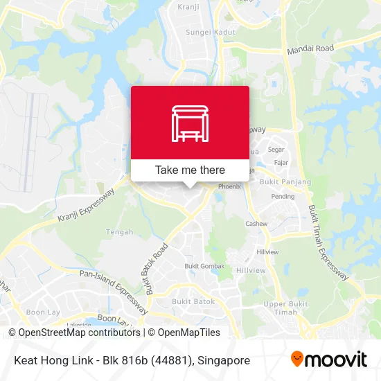 Keat Hong Link - Blk 816b (44881)地图