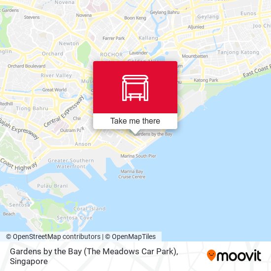Gardens by the Bay (The Meadows Car Park) map