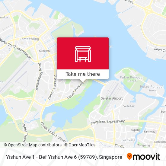 Yishun Ave 1 - Bef Yishun Ave 6 (59789)地图