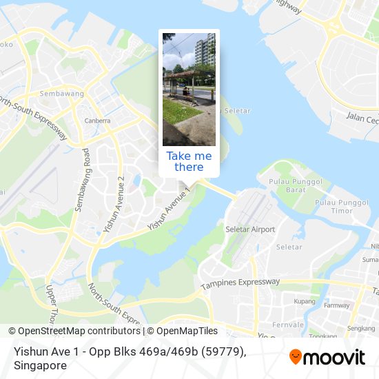 Yishun Ave 1 - Opp Blks 469a / 469b (59779)地图