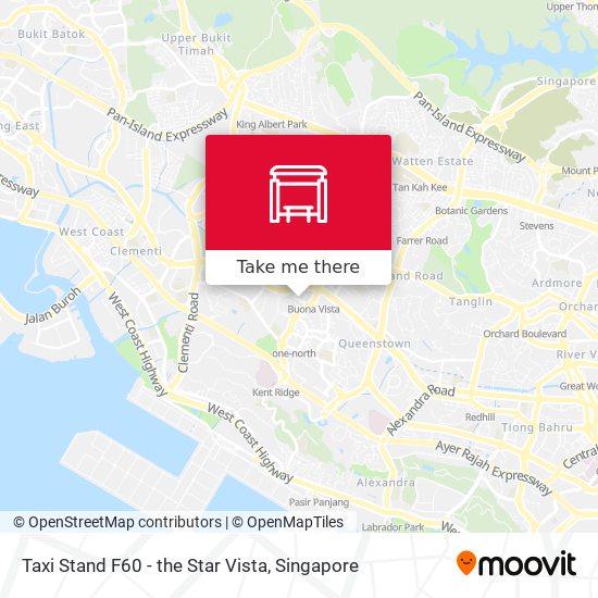 Taxi Stand F60 - the Star Vista地图