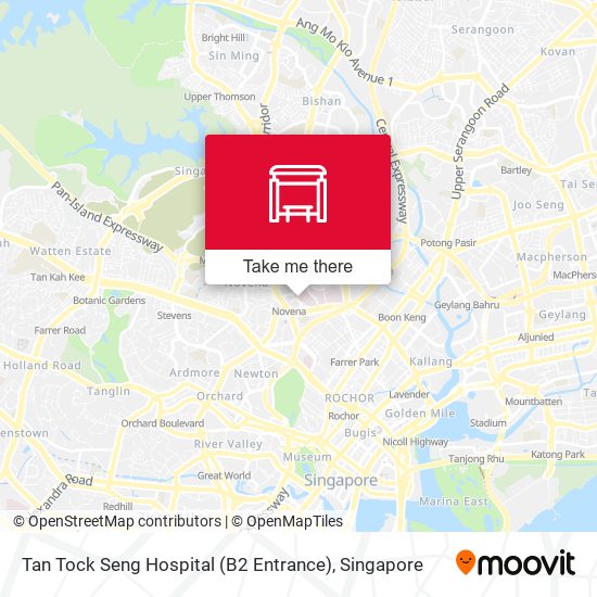 Tan Tock Seng Hospital (B2 Entrance) map