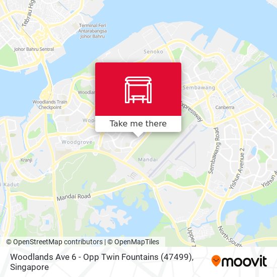Woodlands Ave 6 - Opp Twin Fountains (47499)地图