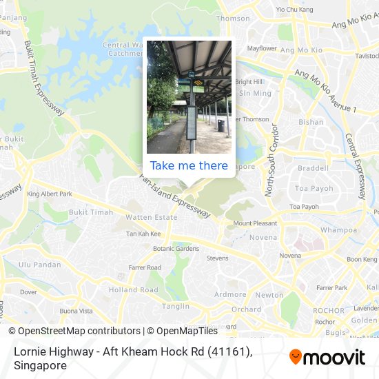 Lornie Highway - Aft Kheam Hock Rd (41161) map