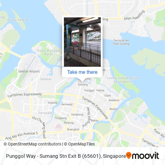 Punggol Way - Sumang Stn Exit B (65601) map