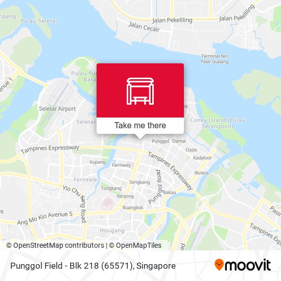 Punggol Field - Blk 218 (65571)地图