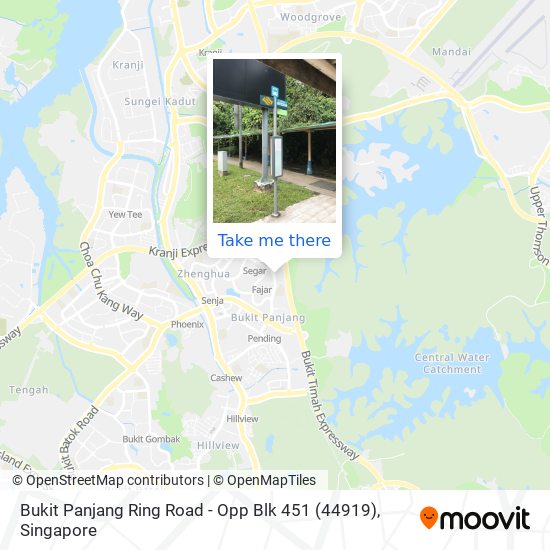 Bukit Panjang Ring Road - Opp Blk 451 (44919) map