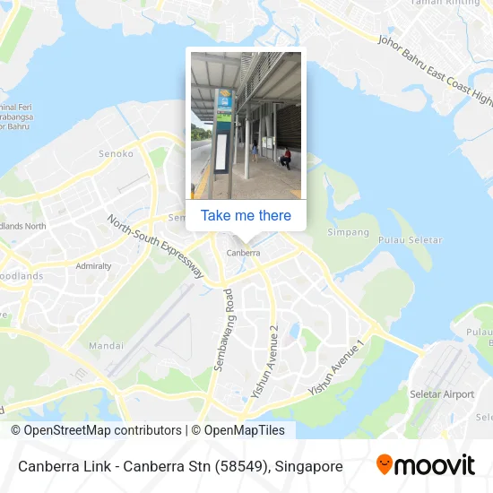 Canberra Link - Canberra Stn (58549)地图