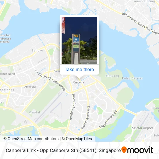 Canberra Link - Opp Canberra Stn (58541)地图