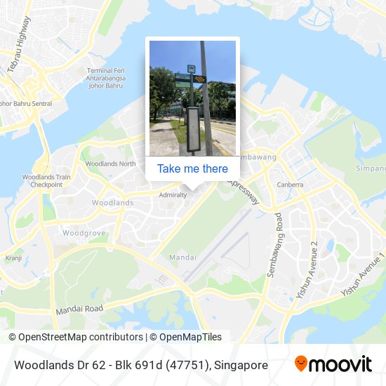 Woodlands Dr 62 - Blk 691d (47751) map