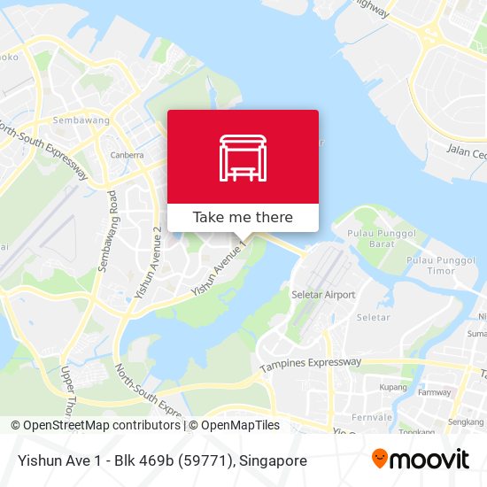 Yishun Ave 1 - Blk 469b (59771) map