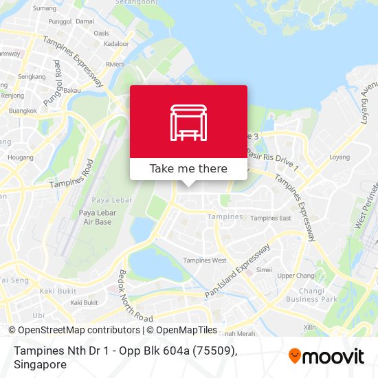 Tampines Nth Dr 1 - Opp Blk 604a (75509) map