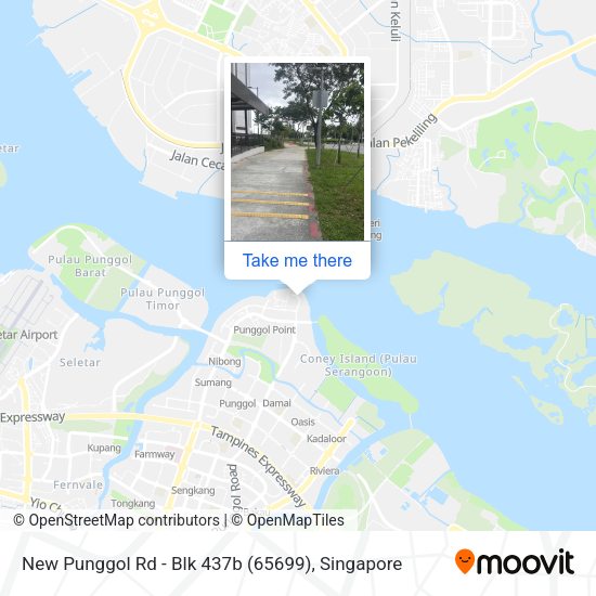 New Punggol Rd - Blk 437b (65699) map