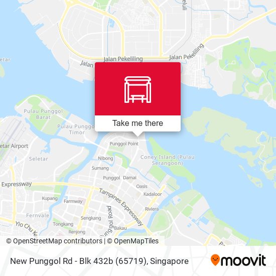 New Punggol Rd - Blk 432b (65719) map