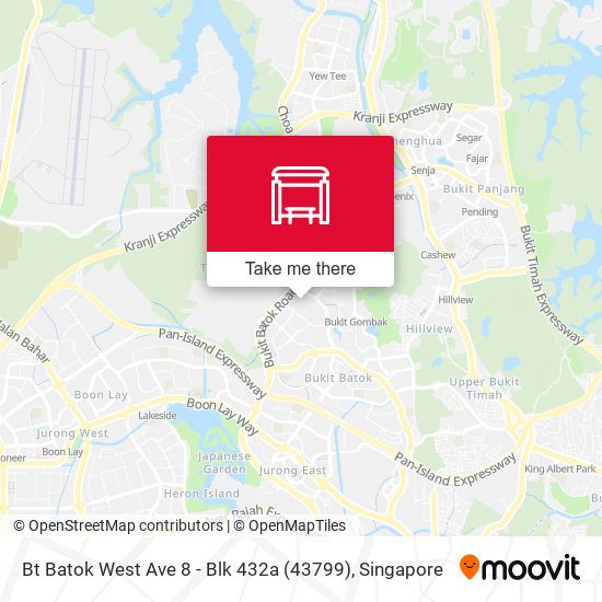 Bt Batok West Ave 8 - Blk 432a (43799) map