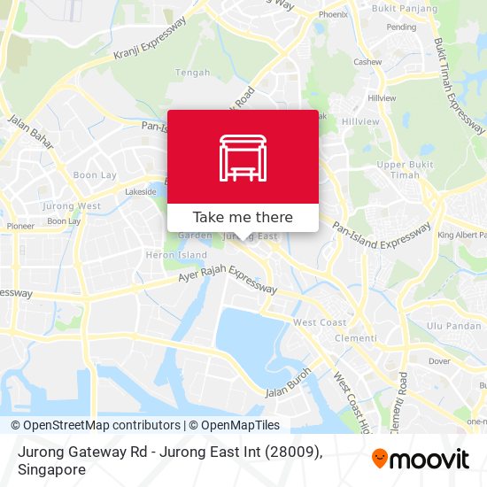 Jurong Gateway Rd - Jurong East Int (28009) map