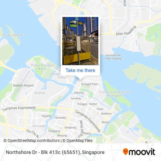 Northshore Dr - Blk 413c (65651) map