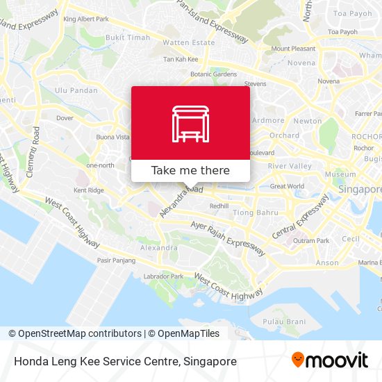 Honda Leng Kee Service Centre map