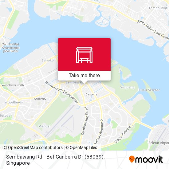 Sembawang Rd - Bef Canberra Dr (58039)地图