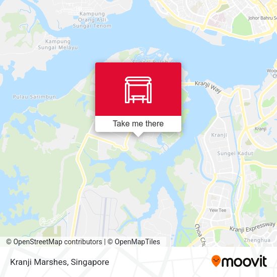 Kranji Marshes map