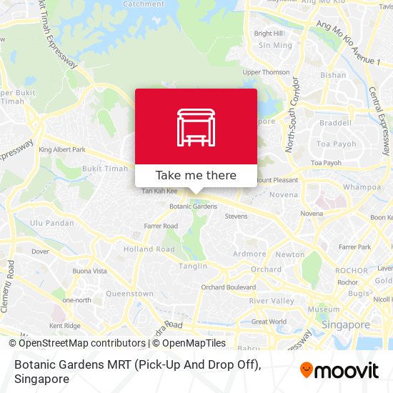 Botanic Gardens MRT (Pick-Up And Drop Off) map