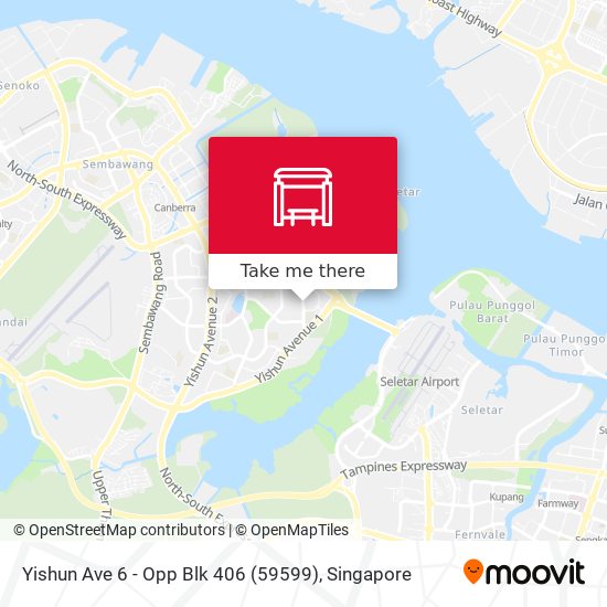 Yishun Ave 6 - Opp Blk 406 (59599) map