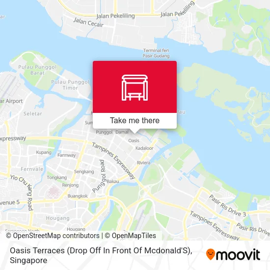 Oasis Terraces (Drop Off In Front Of Mcdonald'S) map