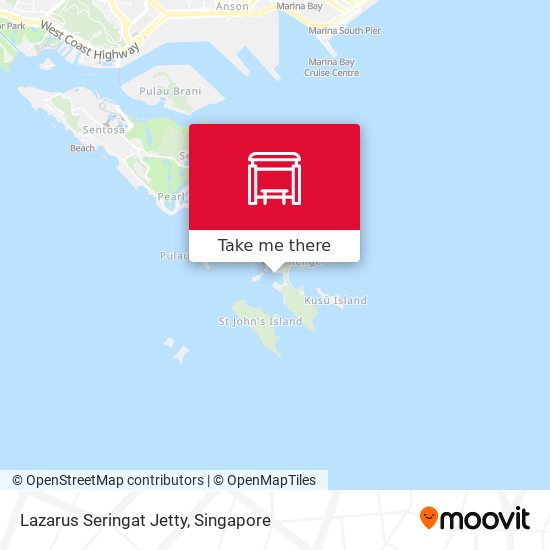 Lazarus Seringat Jetty map