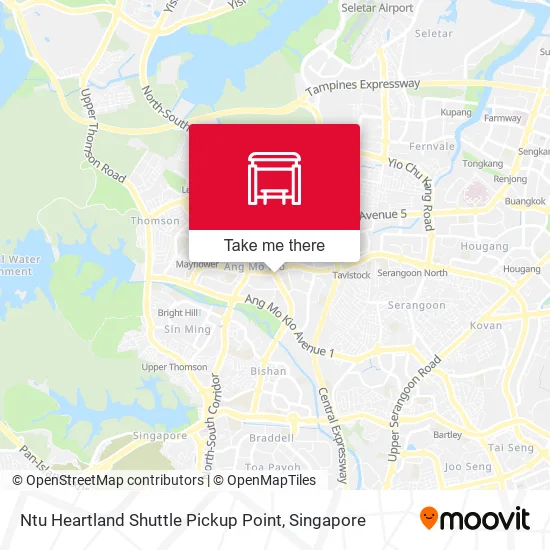 Ntu Heartland Shuttle Pickup Point地图