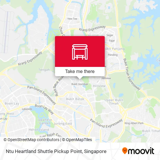 Ntu Heartland Shuttle Pickup Point map