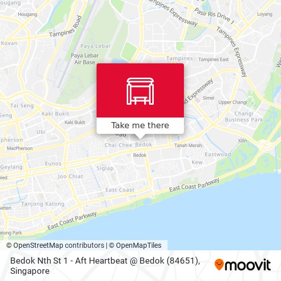 Bedok Nth St 1 - Aft Heartbeat @ Bedok (84651) map