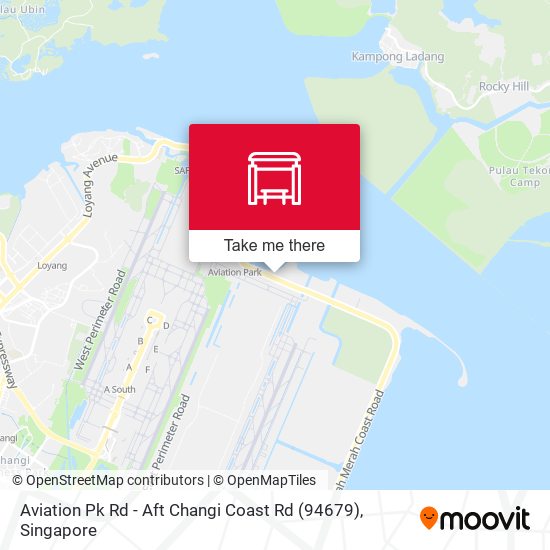 Aviation Pk Rd - Aft Changi Coast Rd (94679) map